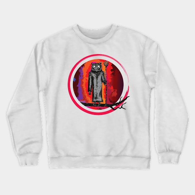 A Necromancer OWL Crewneck Sweatshirt by HurdyGurdy